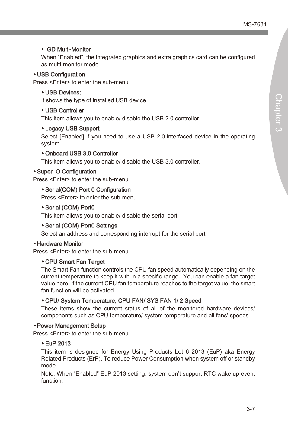 Chapter 3 | MSI Z68A-GD55 (G3) User Manual | Page 45 / 80