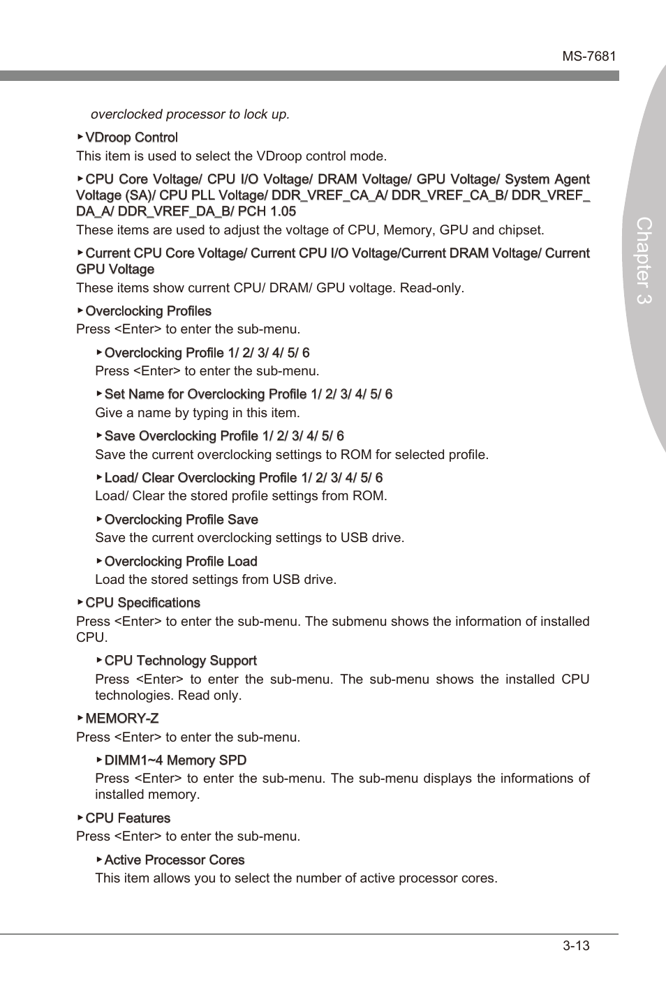 Chapter 3 | MSI Z68A-GD55 (G3) User Manual | Page 51 / 80