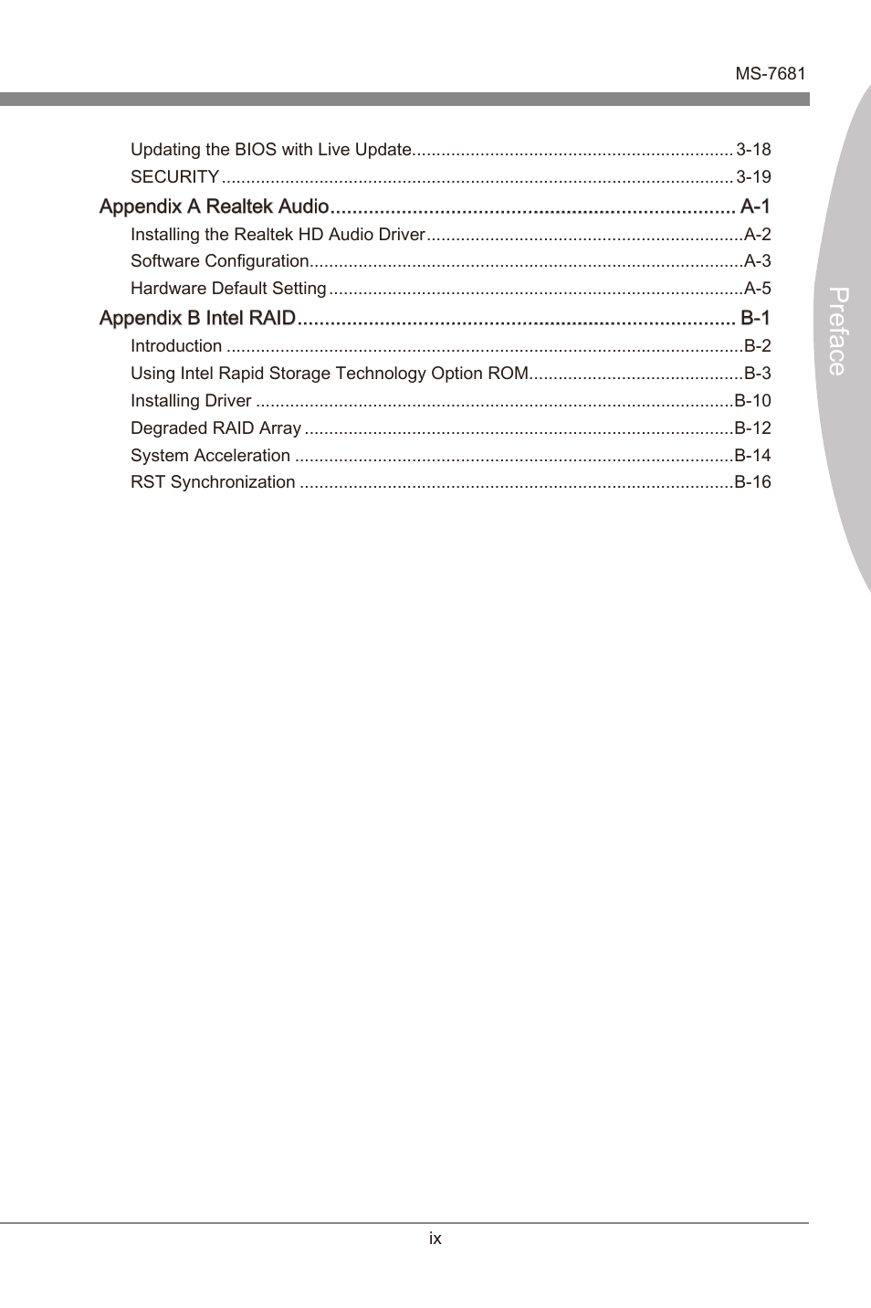 Preface | MSI Z68A-GD55 (G3) User Manual | Page 9 / 80