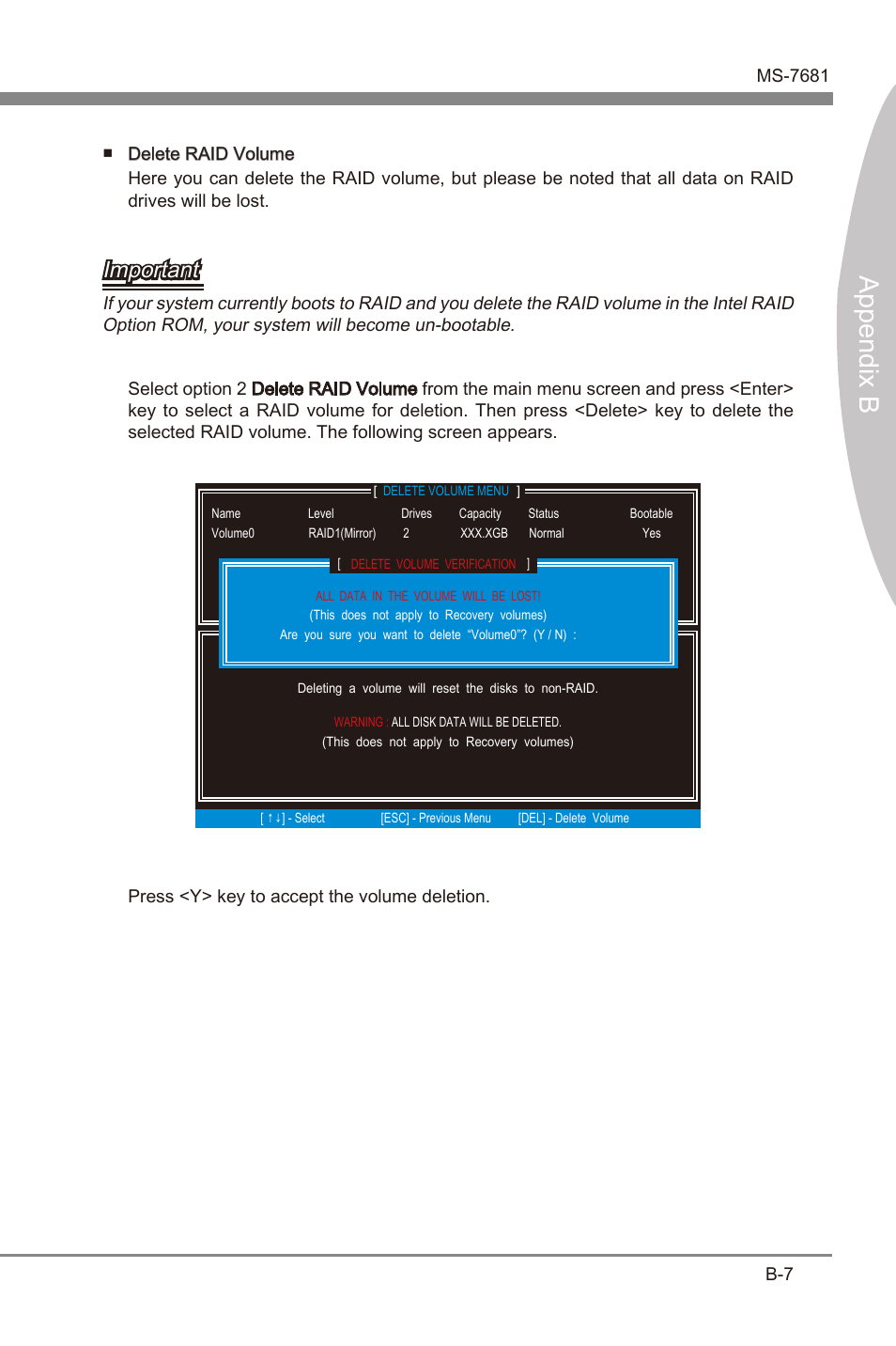 Append x b, Important | MSI Z68A-GD65 (B3) Manual User Manual | Page 75 / 84