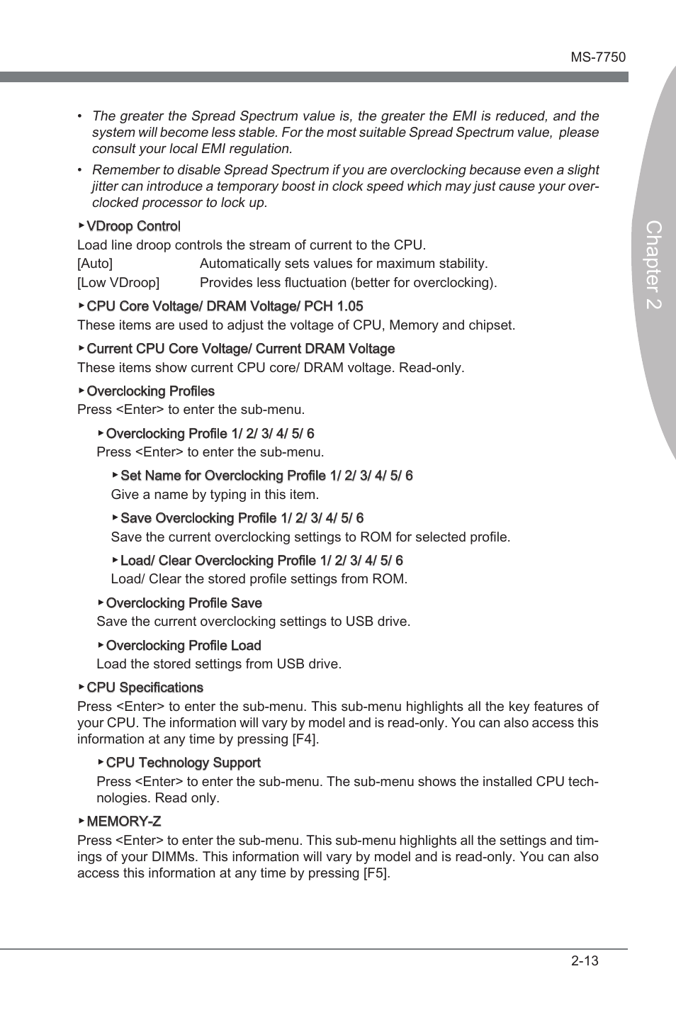 Chapter 2 | MSI Z68A-G45 (G3) Manual User Manual | Page 53 / 82