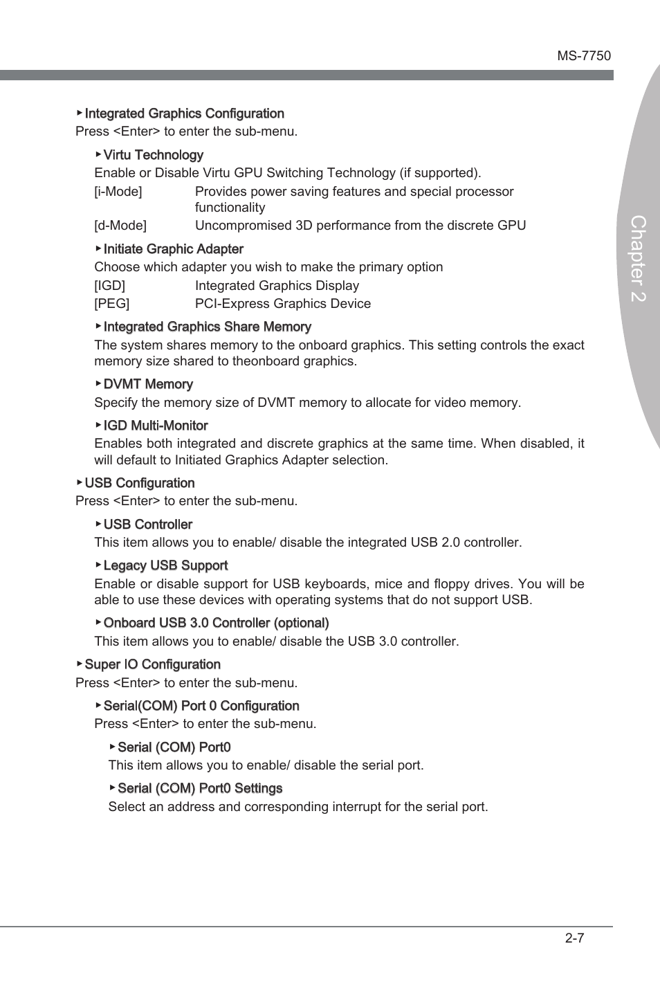 Chapter 2 | MSI Z68A-G43 (G3) User Manual | Page 45 / 80