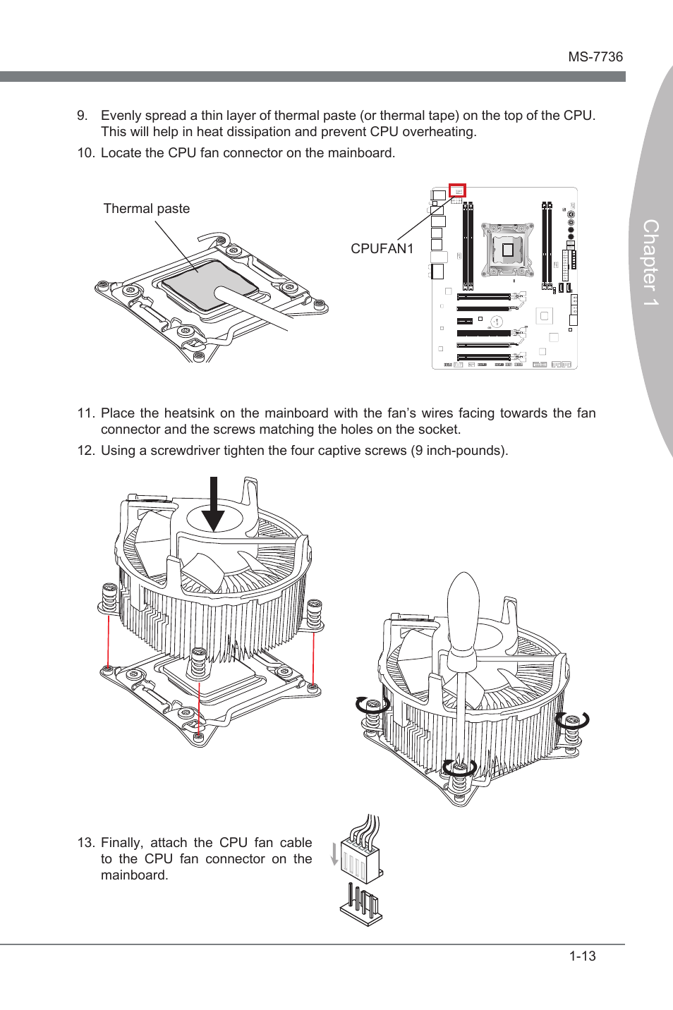 Chapter 1 | MSI X79A-GD65 User Manual | Page 23 / 88