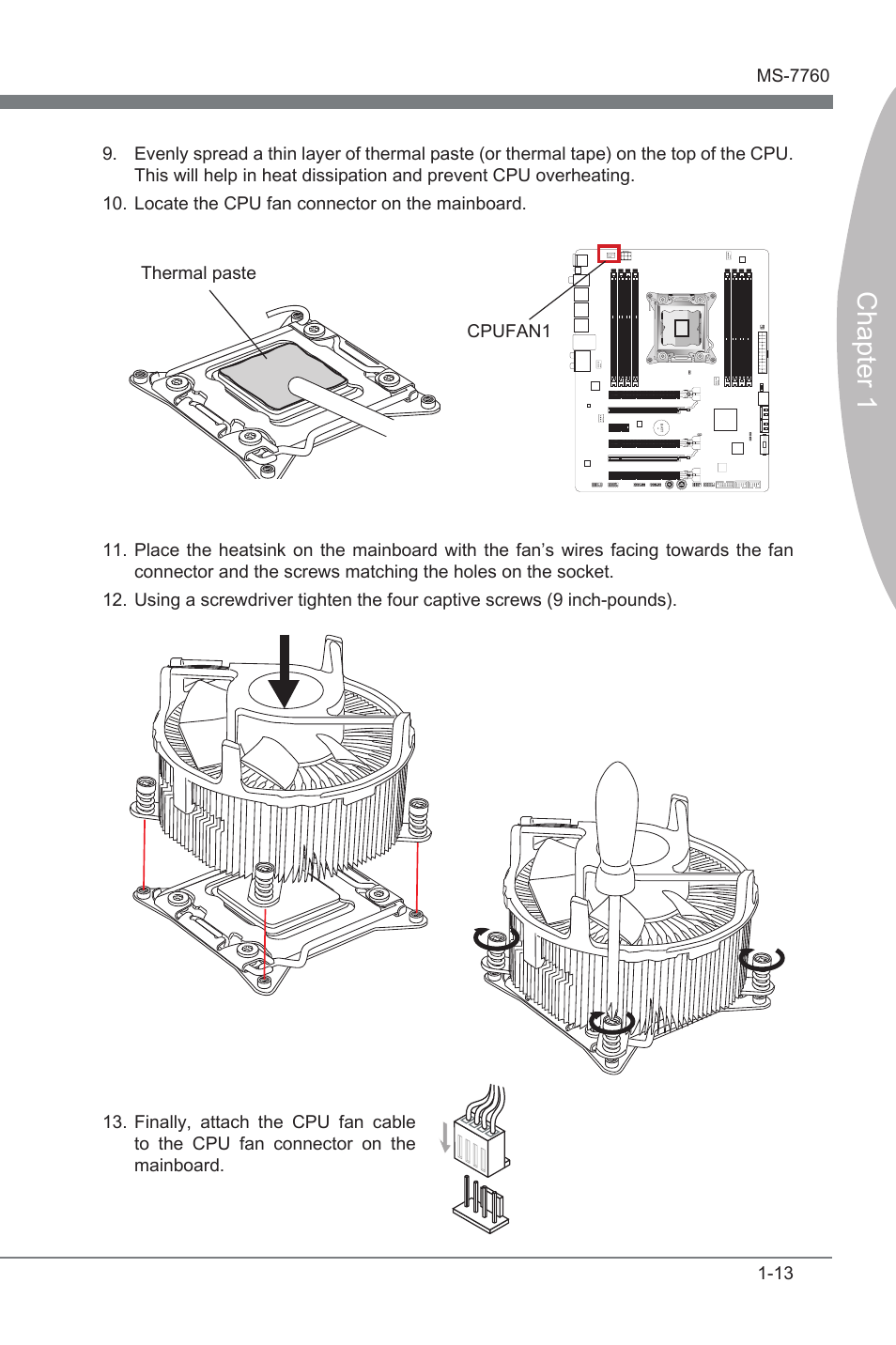 Chapter 1 | MSI X79A-GD45 (8D) User Manual | Page 23 / 90