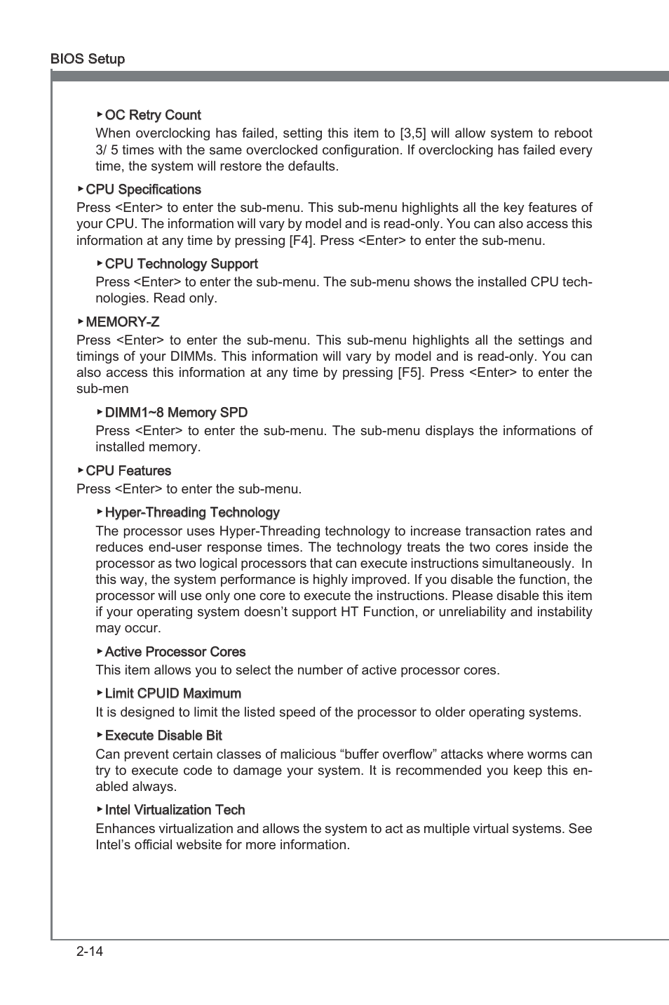 Chapter 2 | MSI X79A-GD45 (8D) User Manual | Page 64 / 90