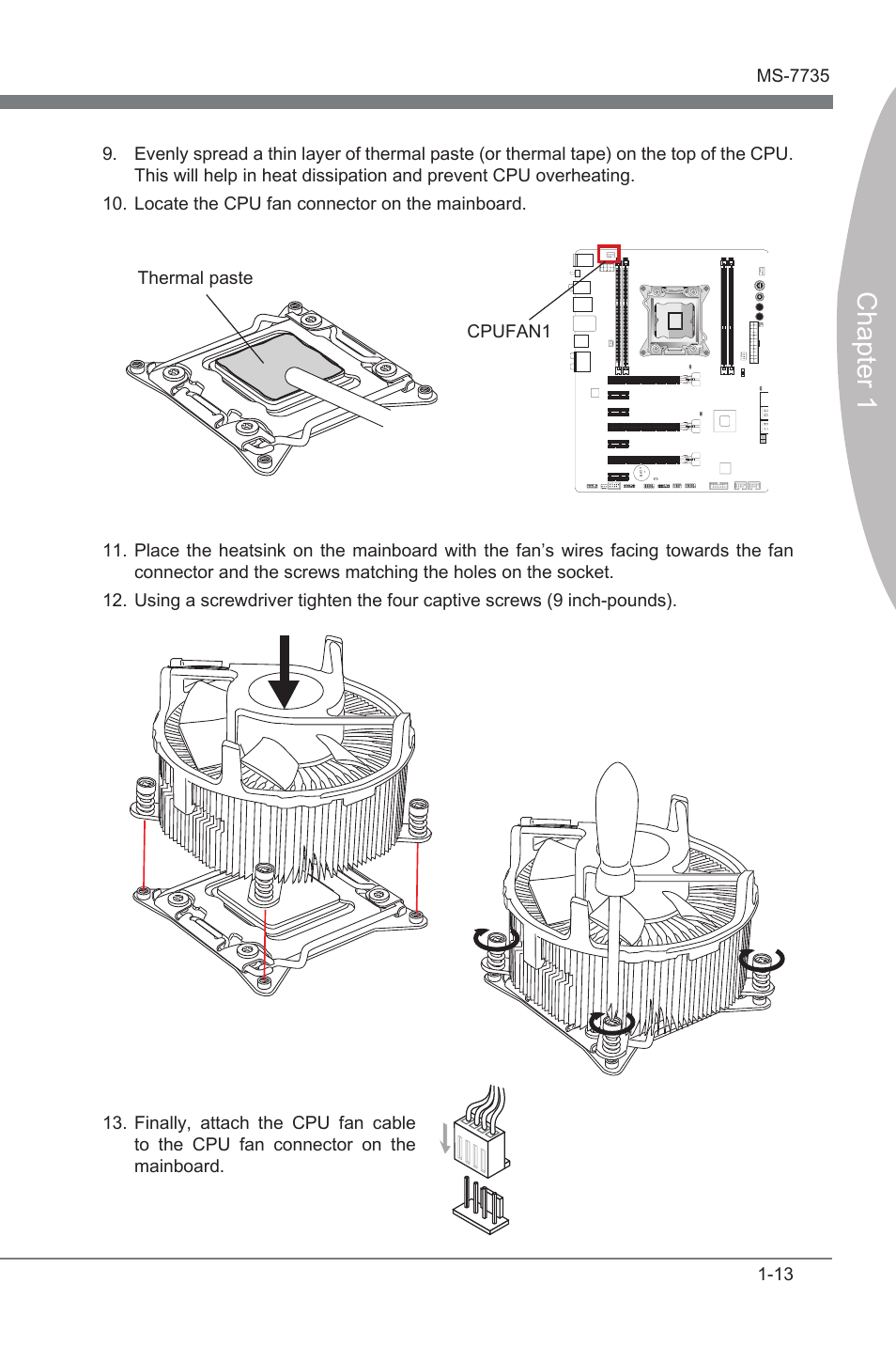 Chapter 1 | MSI X79A-GD45 User Manual | Page 23 / 88