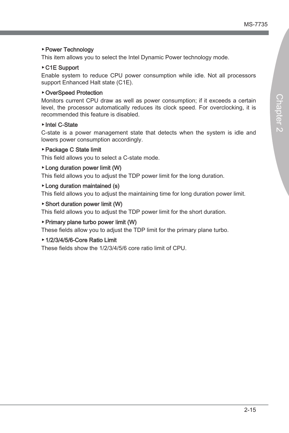 Chapter 2 | MSI X79A-GD45 User Manual | Page 63 / 88