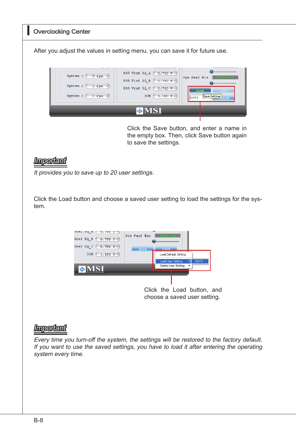 Important | MSI X58M User Manual | Page 104 / 104