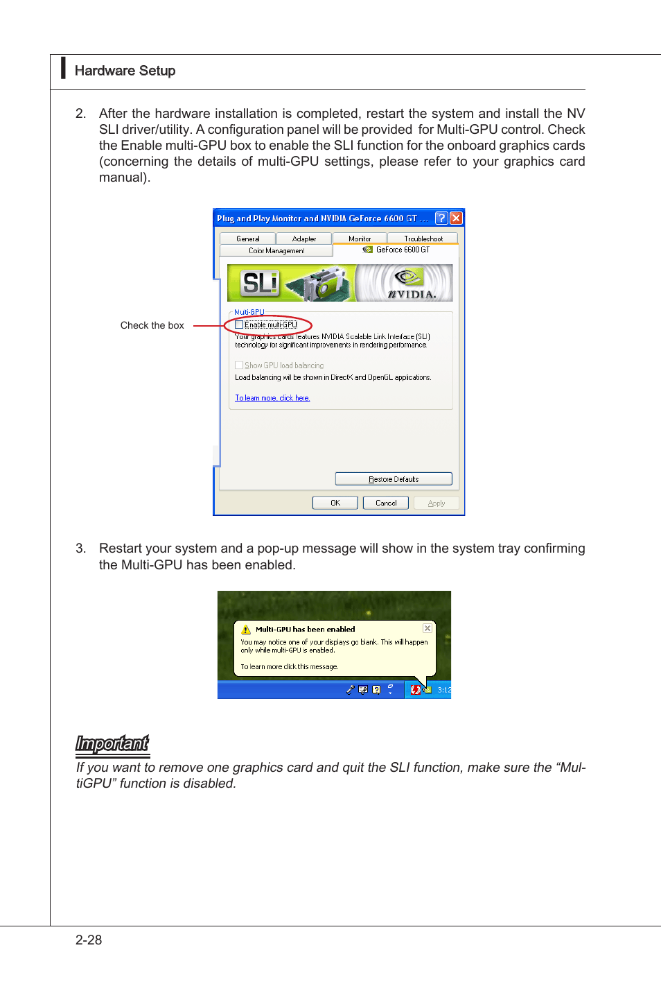 Important | MSI X58M User Manual | Page 44 / 104