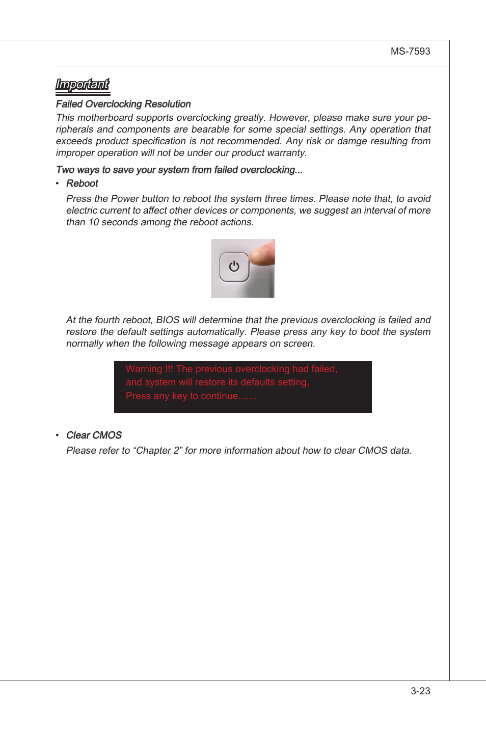 Important | MSI X58M User Manual | Page 69 / 104