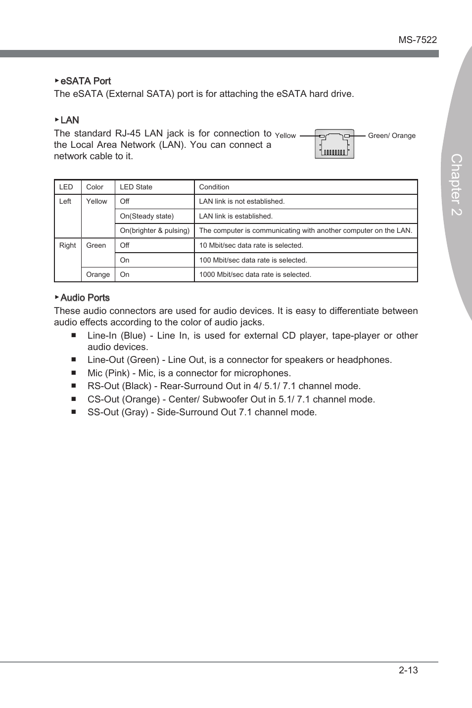 Chapter 2 | MSI X58A-GD45 User Manual | Page 29 / 100