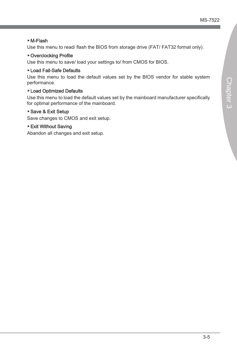 Chapter 3 | MSI X58A-GD45 User Manual | Page 45 / 100