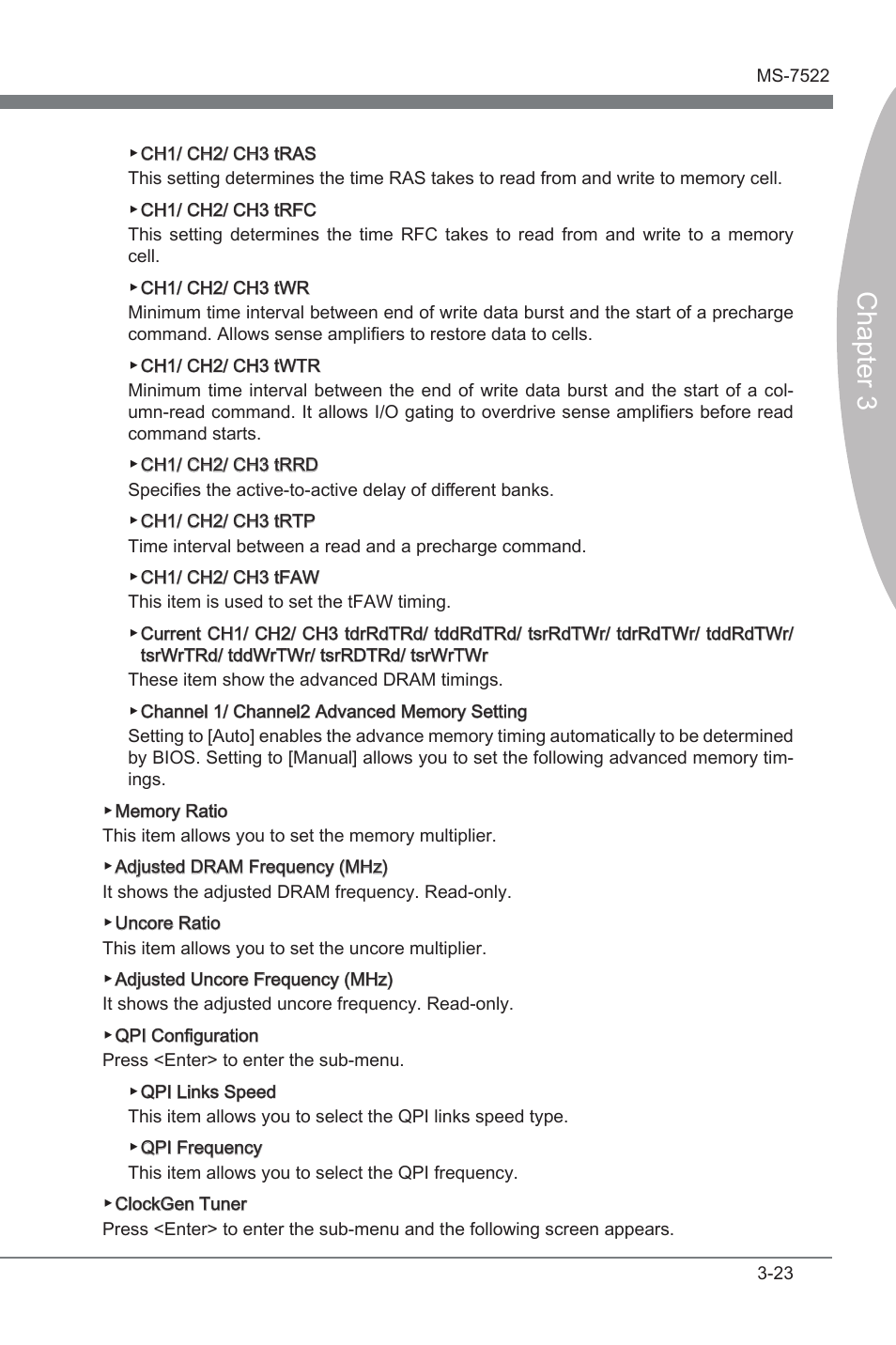 Chapter 3 | MSI X58A-GD45 User Manual | Page 63 / 100