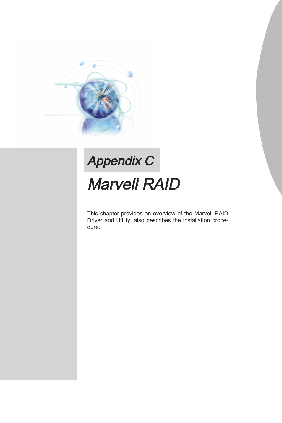 Marvell raid, Appendix c | MSI X58A-GD45 User Manual | Page 91 / 100