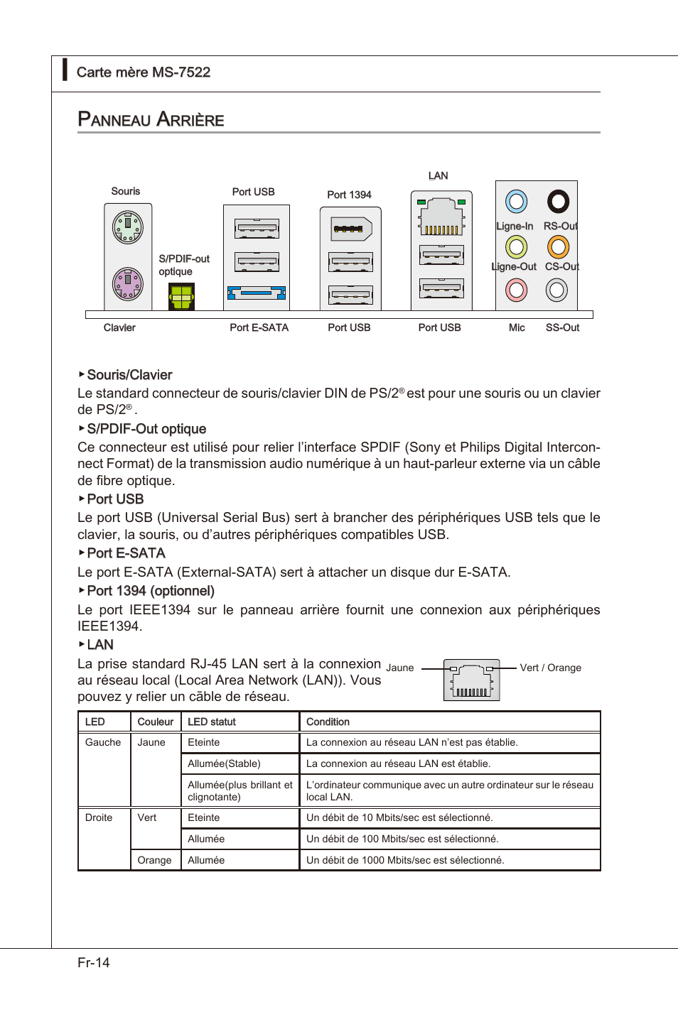 Anneau, Rrière | MSI X58 Pro-E User Manual | Page 104 / 170