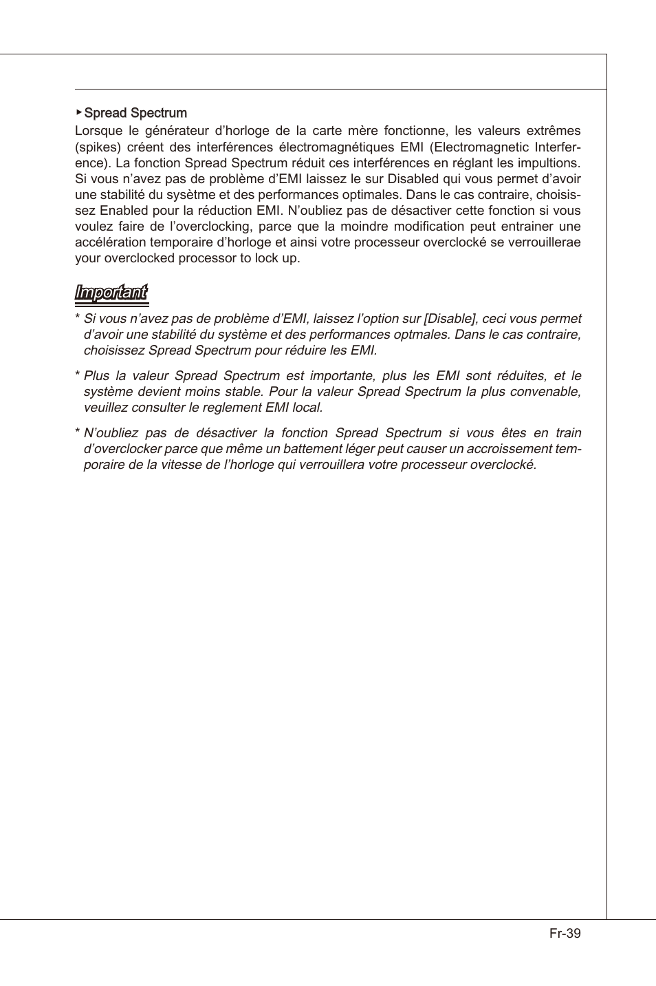 Important | MSI X58 Pro-E User Manual | Page 129 / 170