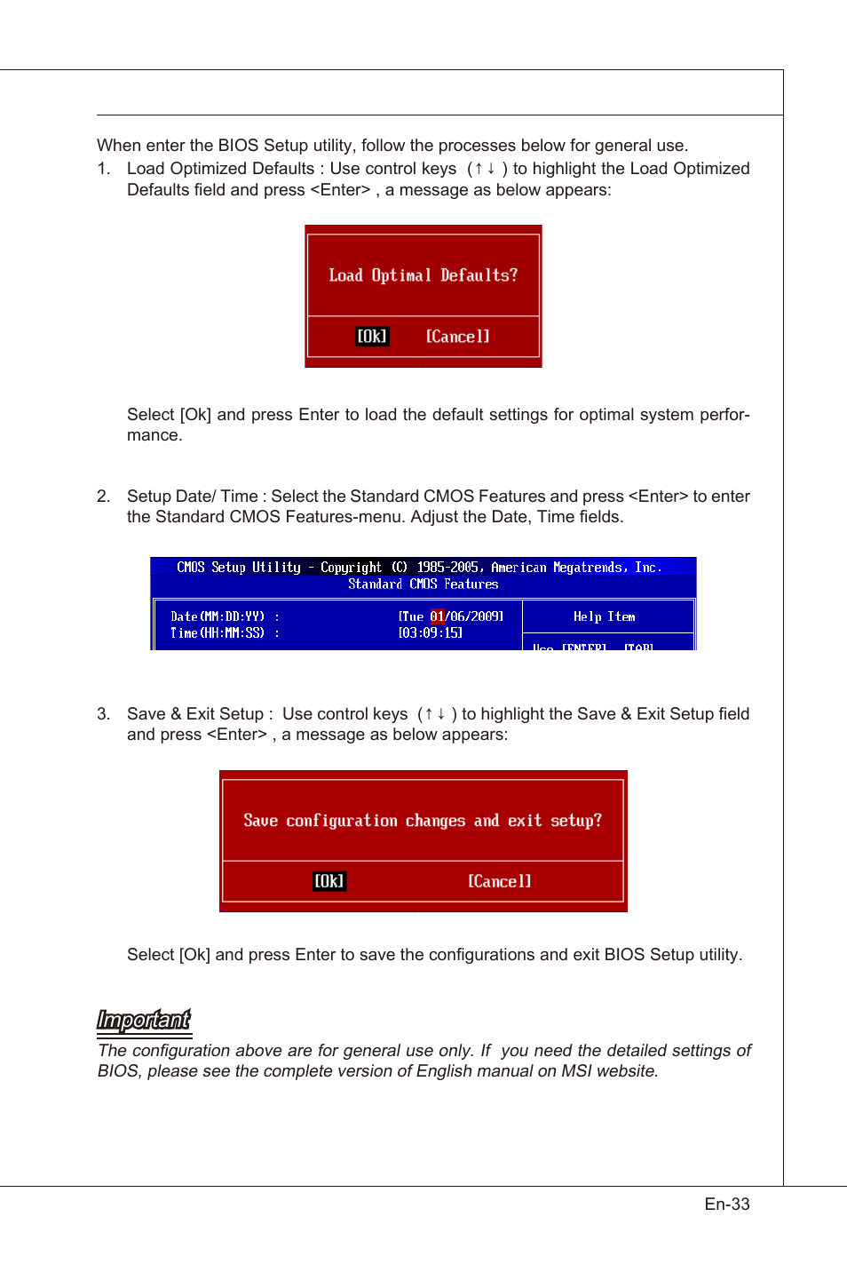 Important | MSI X58 Pro-E User Manual | Page 43 / 170