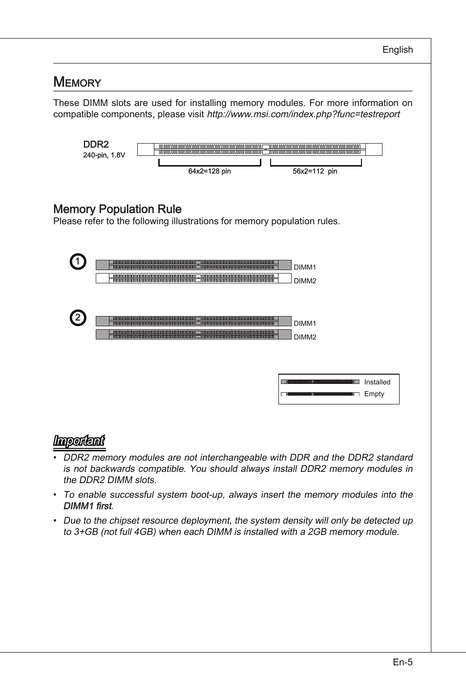 Important | MSI Wind Board D510 User Manual | Page 15 / 106