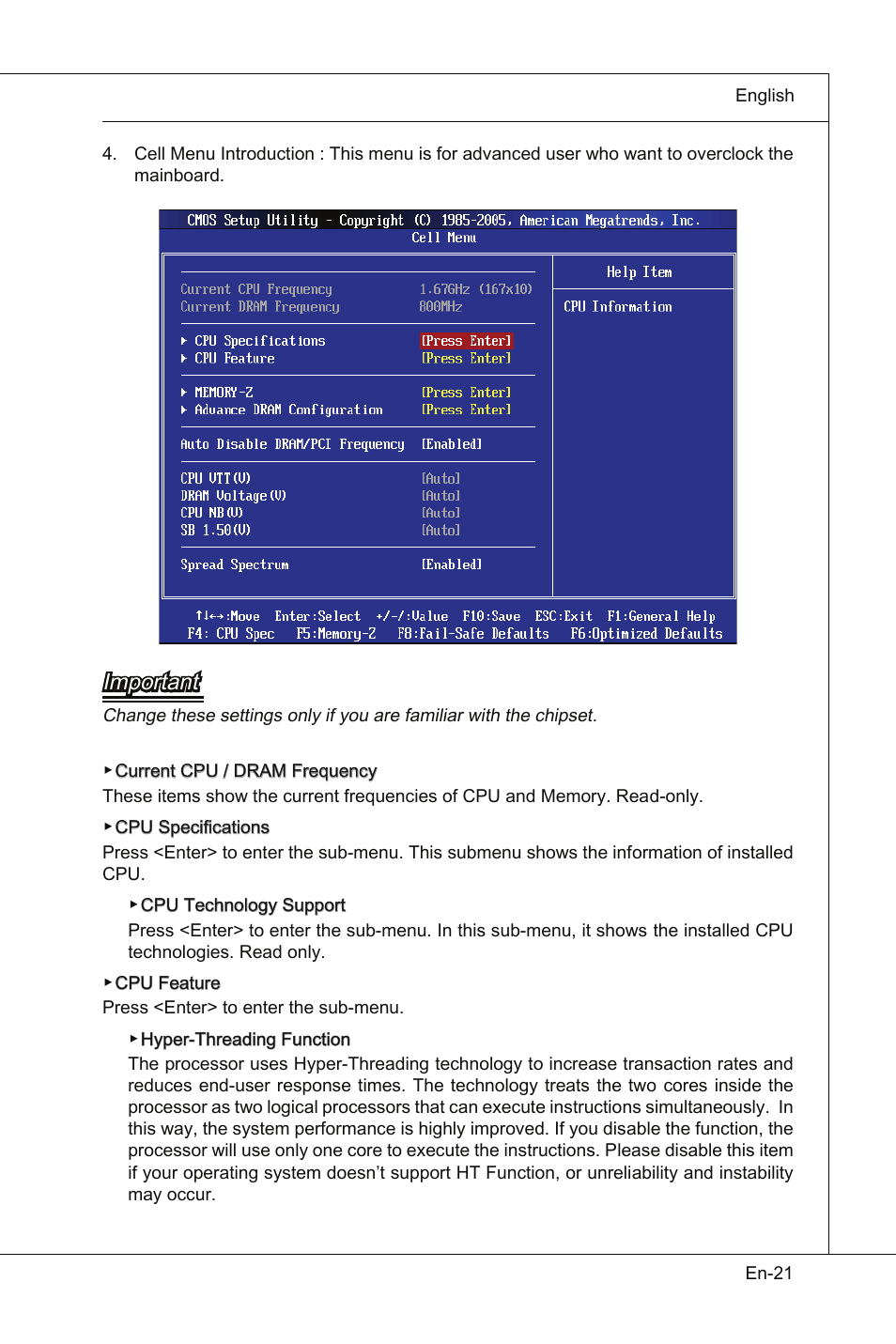 Important | MSI Wind Board D510 User Manual | Page 31 / 106