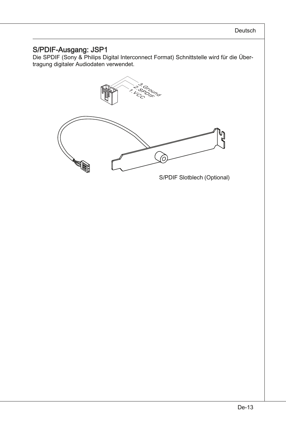 S/pdif-ausgang: jsp1 | MSI Wind Board D510 User Manual | Page 47 / 106
