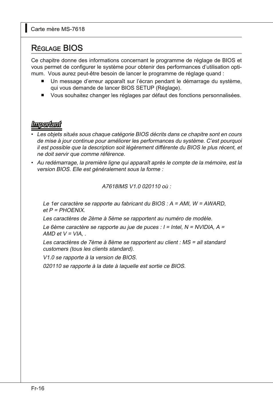 Bios r, Bios | MSI Wind Board D510 User Manual | Page 74 / 106