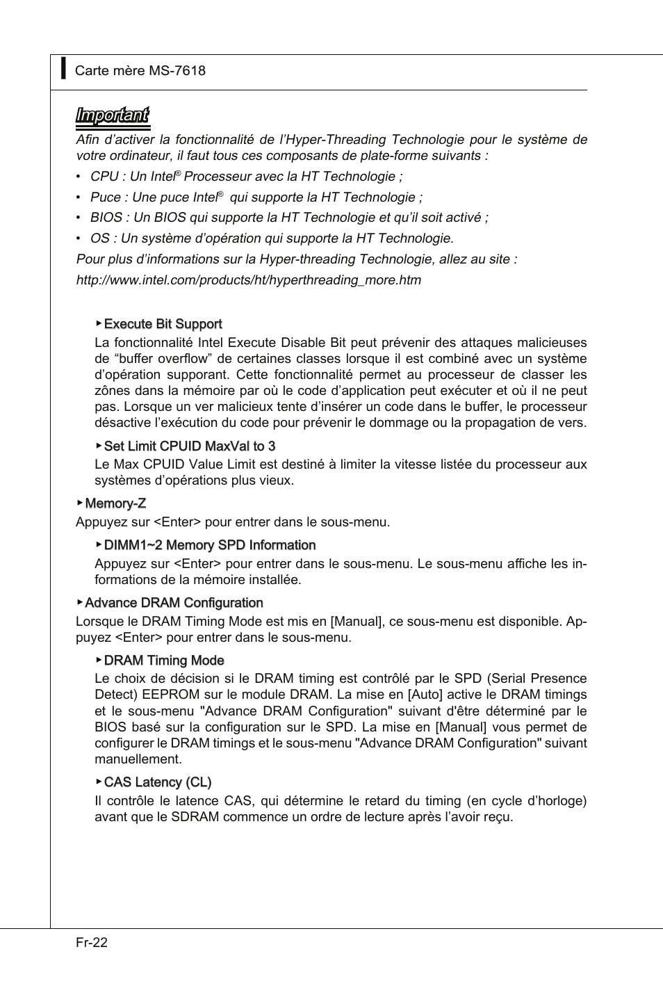 Important | MSI Wind Board D510 User Manual | Page 80 / 106