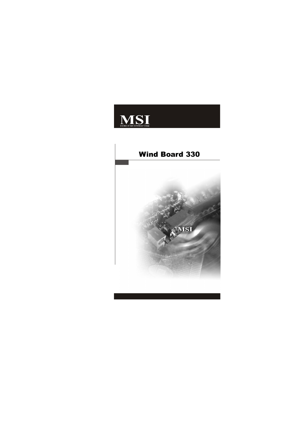 MSI Wind Board 330 User Manual | 101 pages