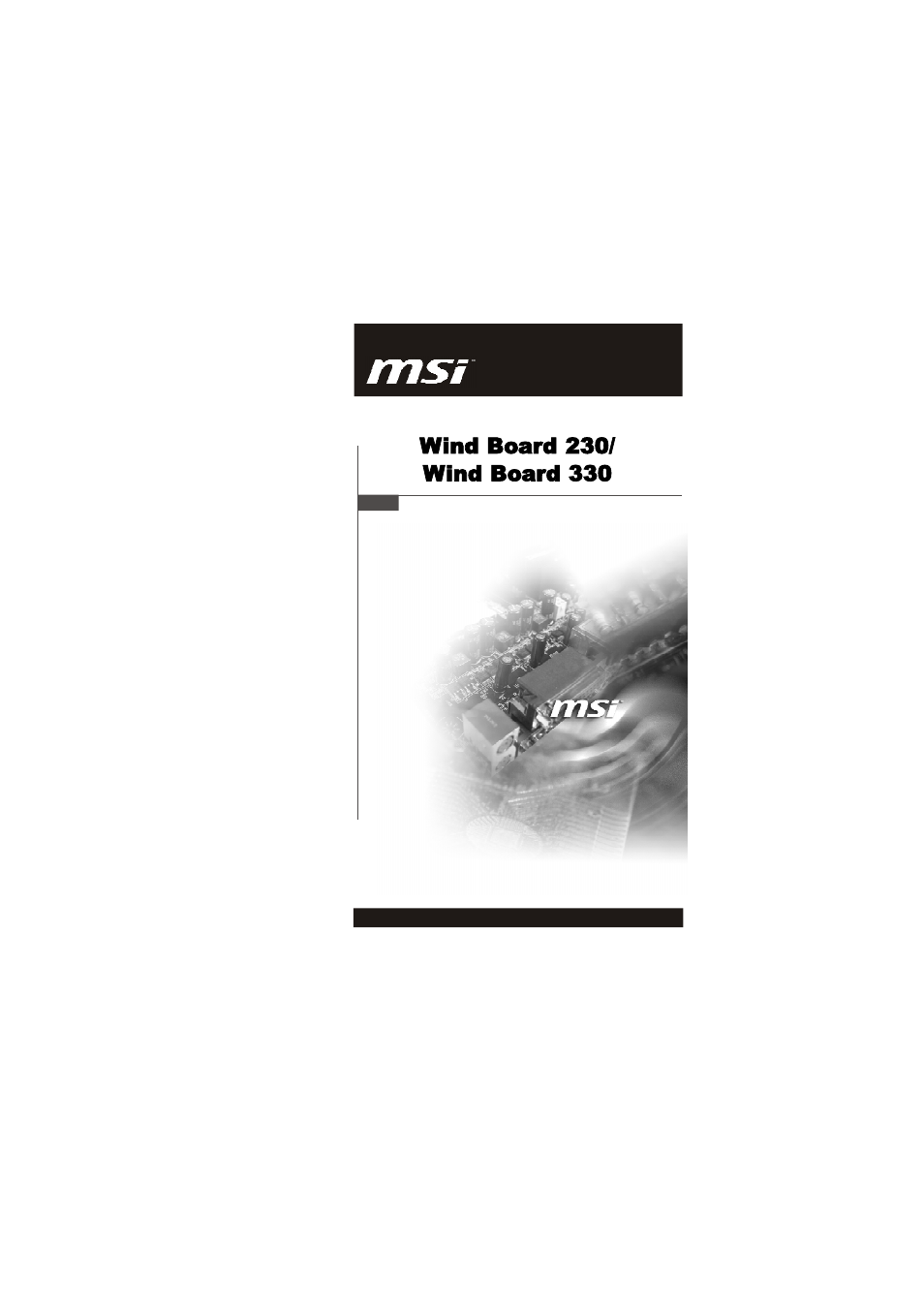 MSI Wind Board 230 User Manual | 51 pages
