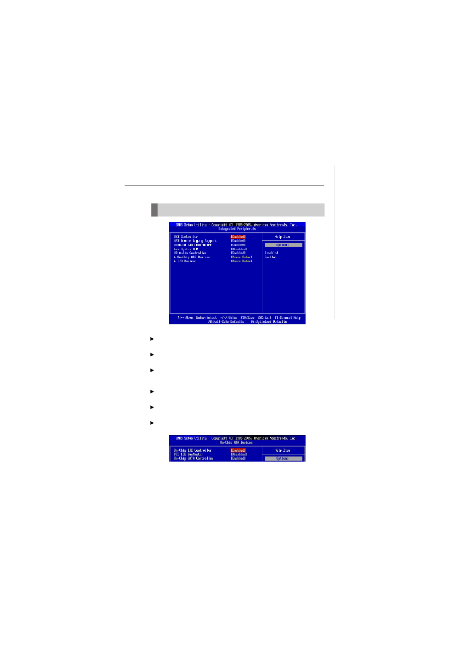 Integrated peripherals | MSI Wind Board 230 User Manual | Page 41 / 51