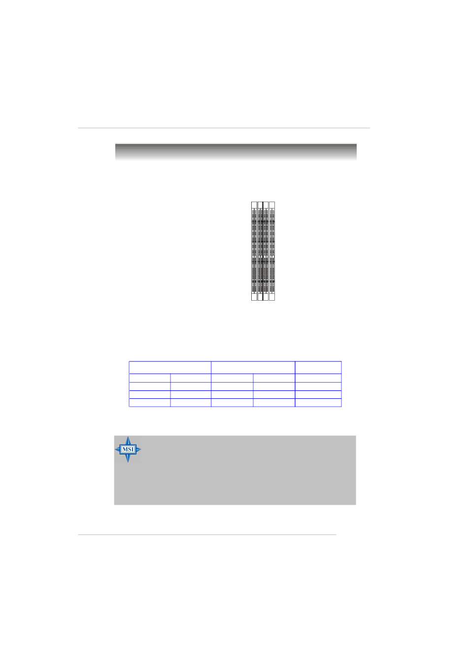 Dimm module combination | MSI RS482M4-FD/ILD/IL/L User Manual | Page 24 / 158