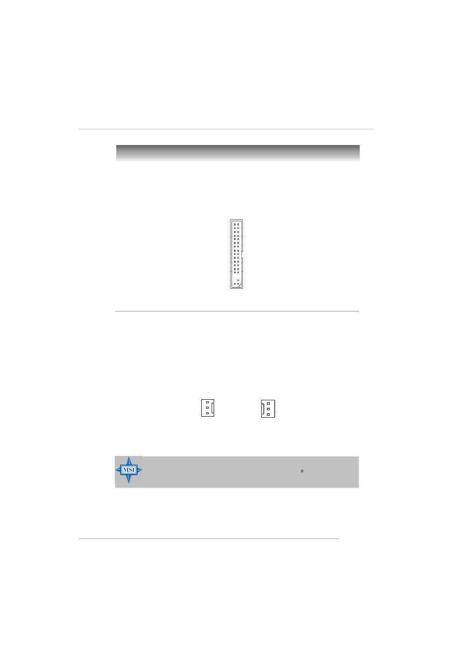 Connectors, Floppy disk drive connector: fdd1, Fan power connectors: cpu_fan / sys_fan | MSI RS482M4-CSIP User Manual | Page 32 / 158