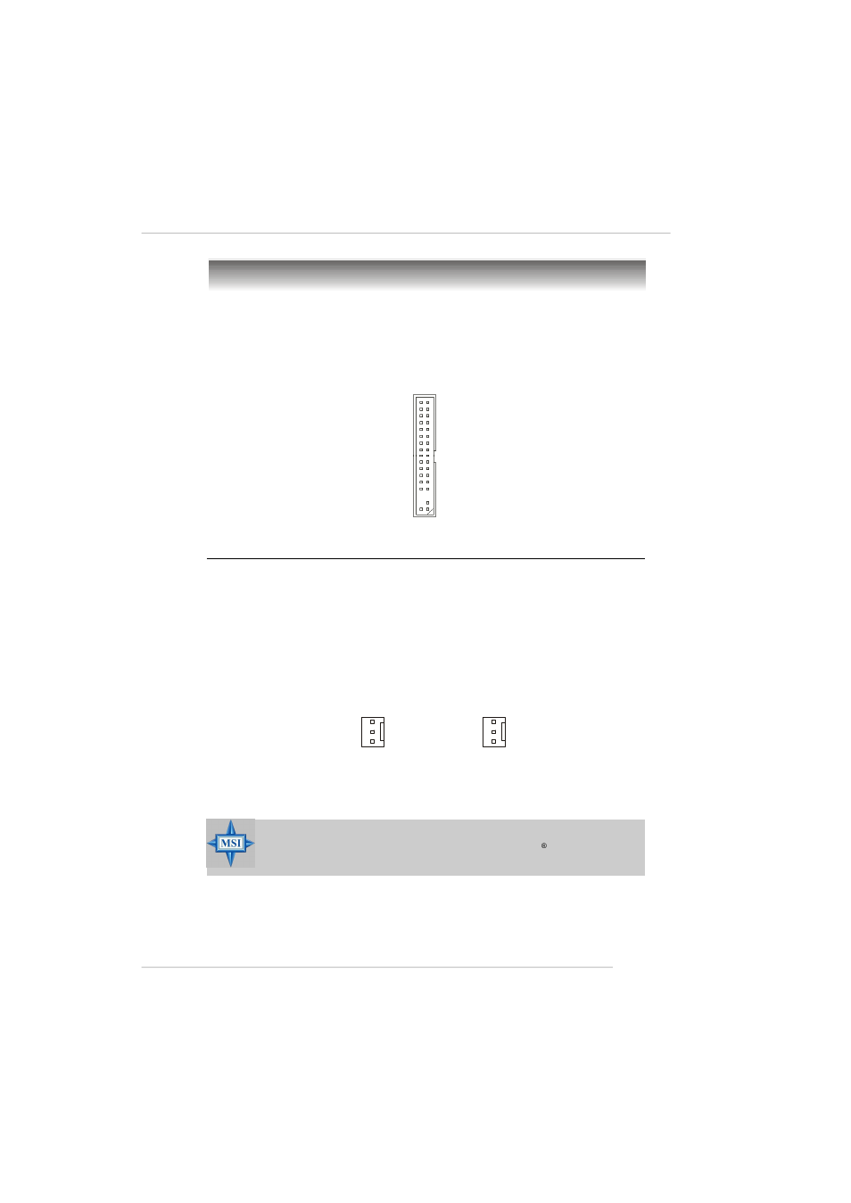 Connectors, Floppy disk drive connector: fdd1, Fan power connectors: cfan1 / sfan1 | MSI RS482M2-IL/L User Manual | Page 27 / 136