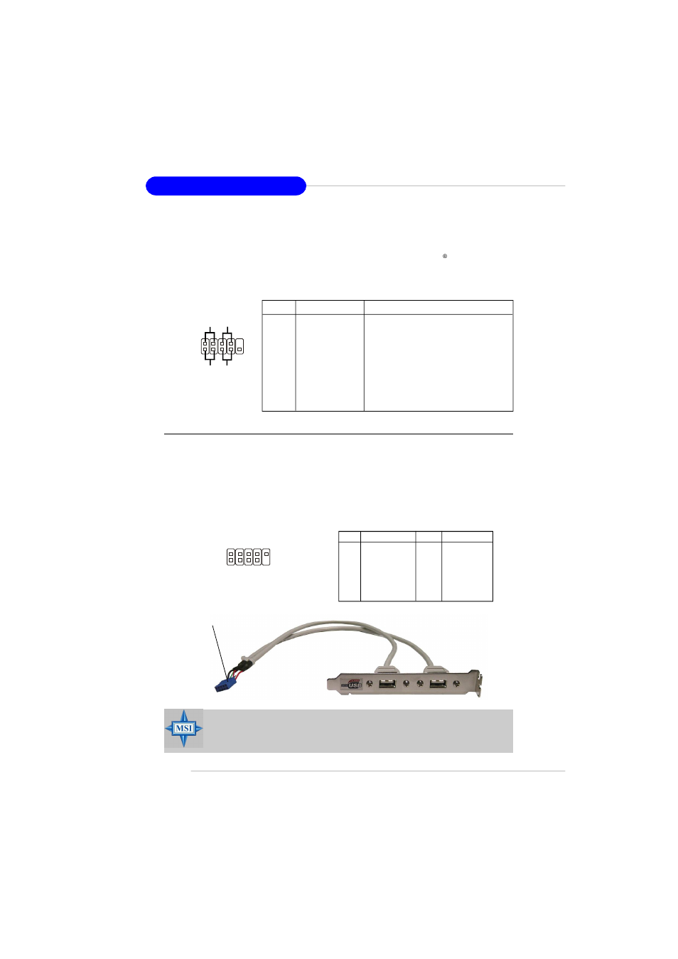 Front panel connectors: jfp1, Front usb connectors: jusb1 / jusb2 | MSI RS482M2-IL/L User Manual | Page 32 / 136