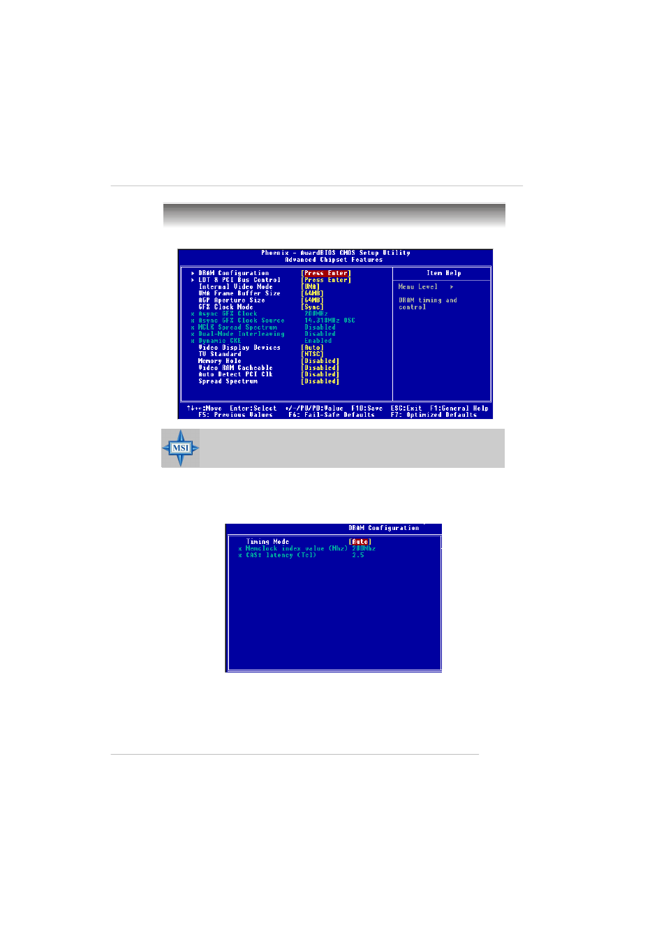 Advanced chipset features | MSI RS482M2-IL/L User Manual | Page 46 / 136