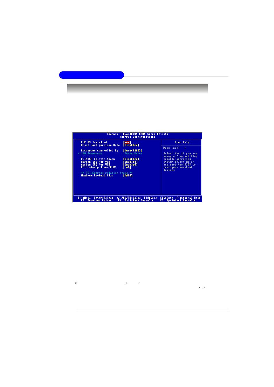 Pnp/pci configurations | MSI RS482M2-IL/L User Manual | Page 57 / 136