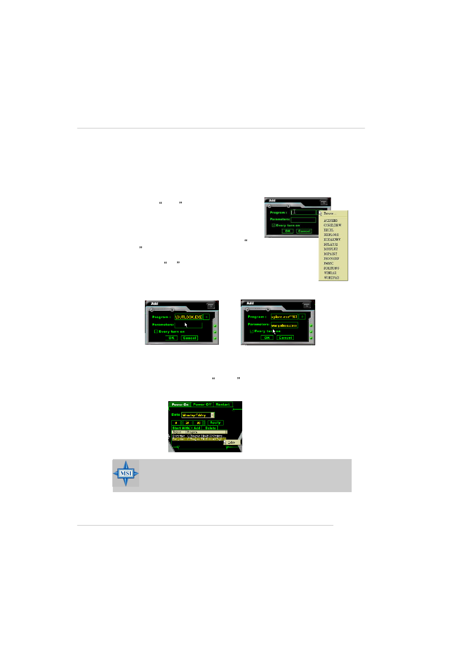 Power off / restart, Start with | MSI RS482M2-IL/L User Manual | Page 78 / 136