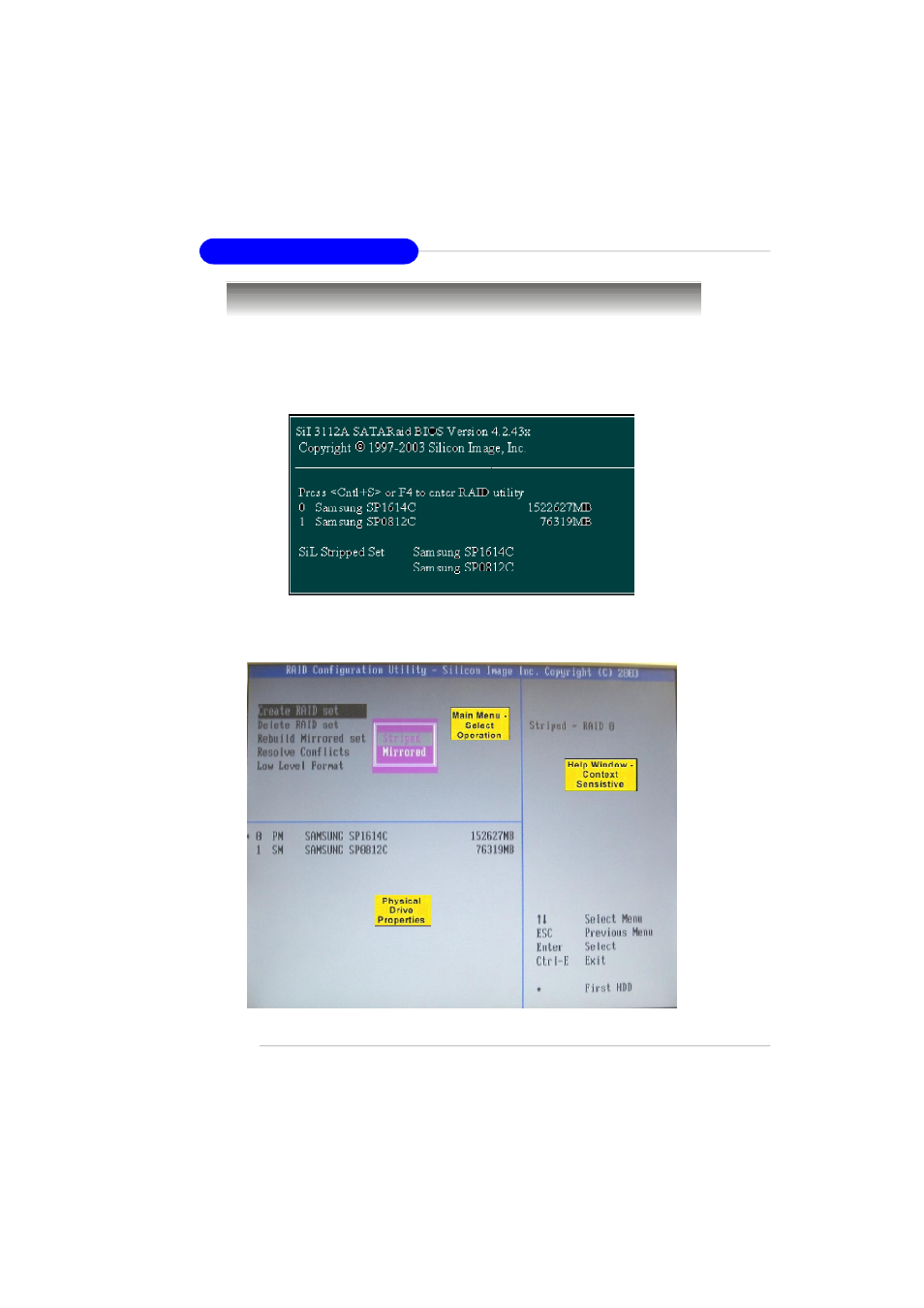 Creating raid sets | MSI RS482M2-IL/L User Manual | Page 98 / 136