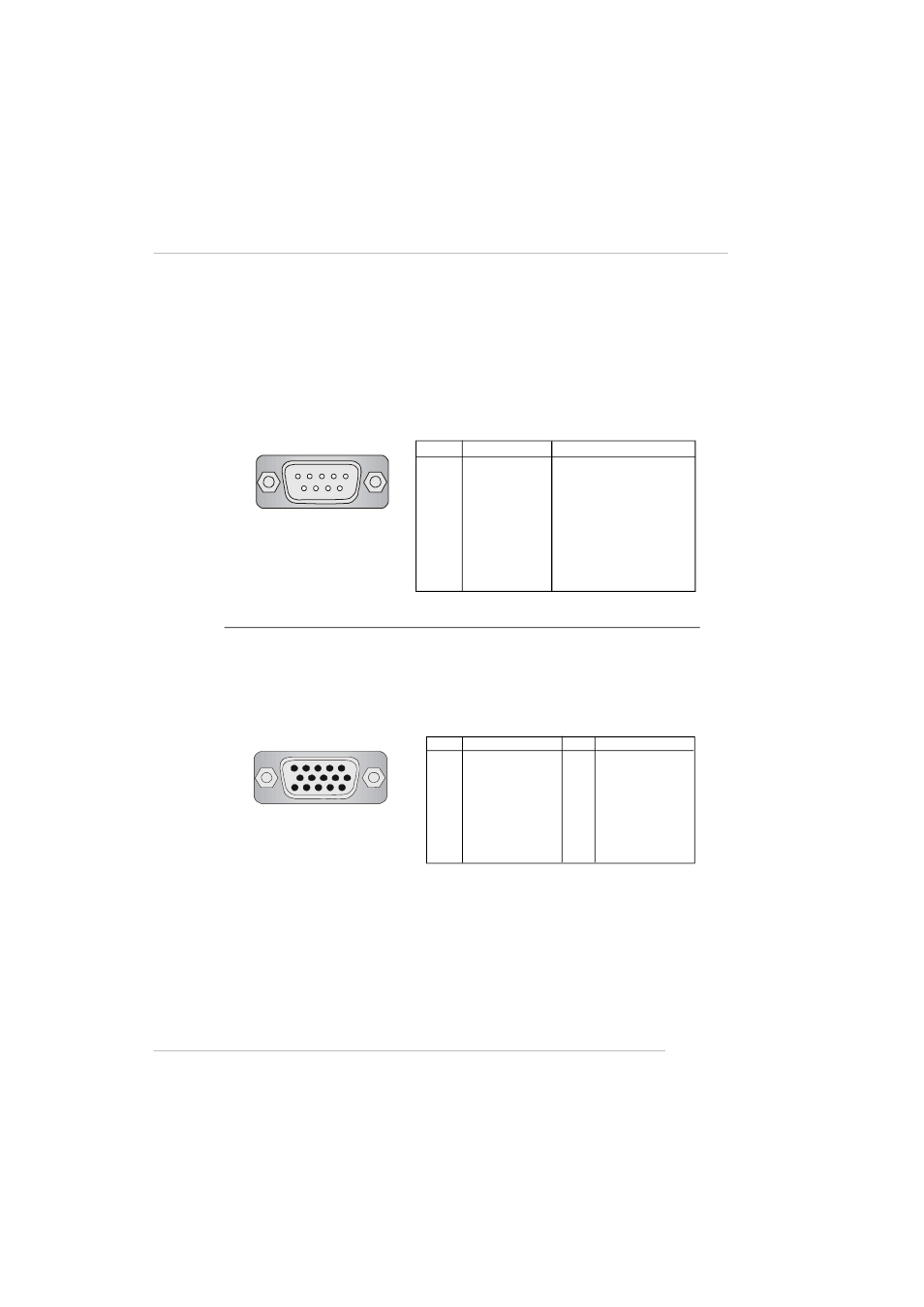 Vga connector, Serial port connector, 11 hardware setup | MSI RS480M User Manual | Page 29 / 106