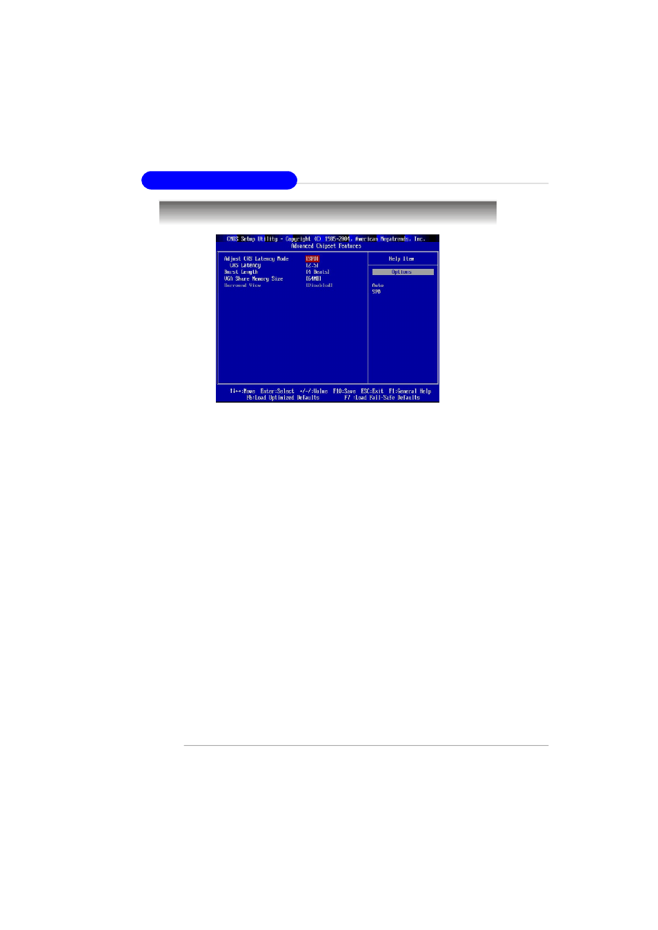 Advanced chipset features | MSI RS480M User Manual | Page 52 / 106