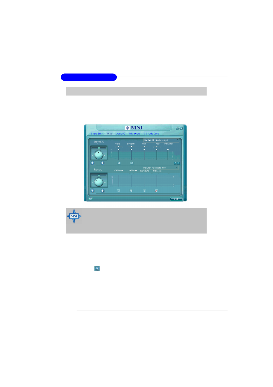 Mixer | MSI RD480 Neo2 User Manual | Page 100 / 133