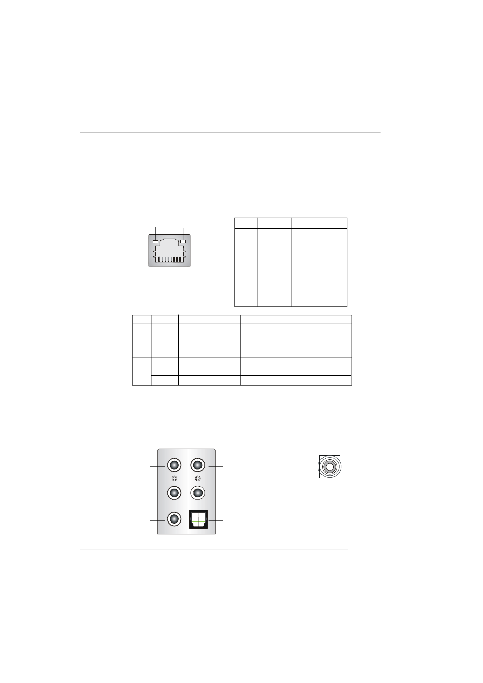 Lan (rj-45) jacks, Audio port connectors, 11 hardware setup | MSI RD480 Neo2 User Manual | Page 29 / 133