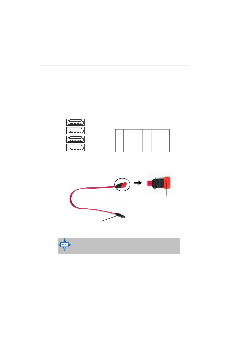 Serial ata connectors: sata1~sata4 | MSI RD480 Neo2 User Manual | Page 33 / 133