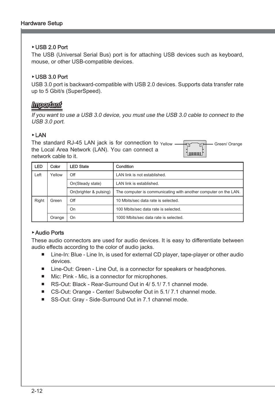 Important | MSI P67A-GD80 (B3) Manual User Manual | Page 28 / 92