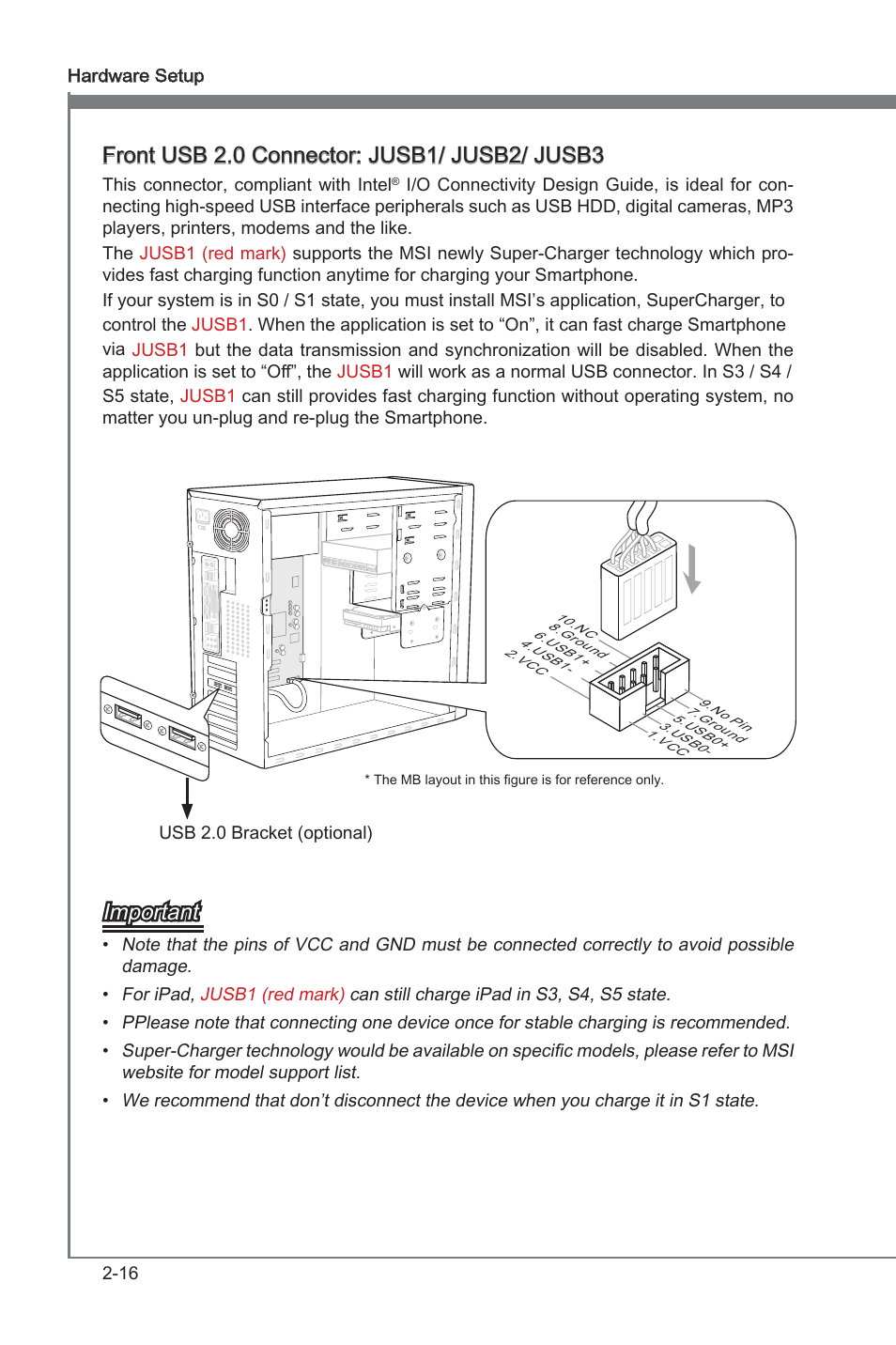 Important | MSI P67A-GD80 (B3) Manual User Manual | Page 32 / 92