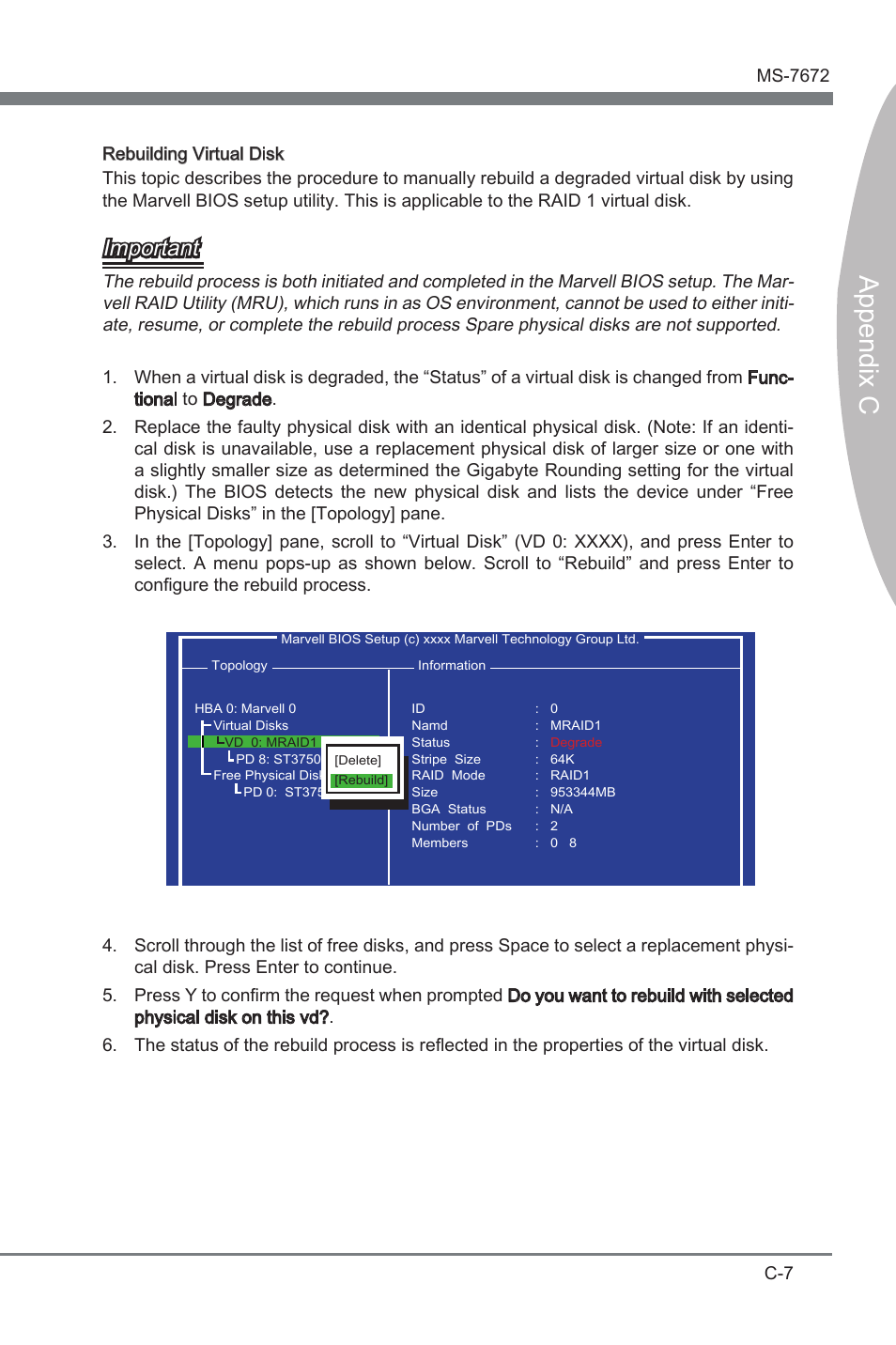 Append x c, Important | MSI P67A-GD80 (B3) Manual User Manual | Page 89 / 92