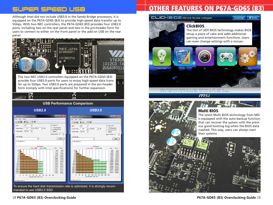 Super speed usb | MSI P67A-GD65 (B3) OC Guide User Manual | Page 10 / 12