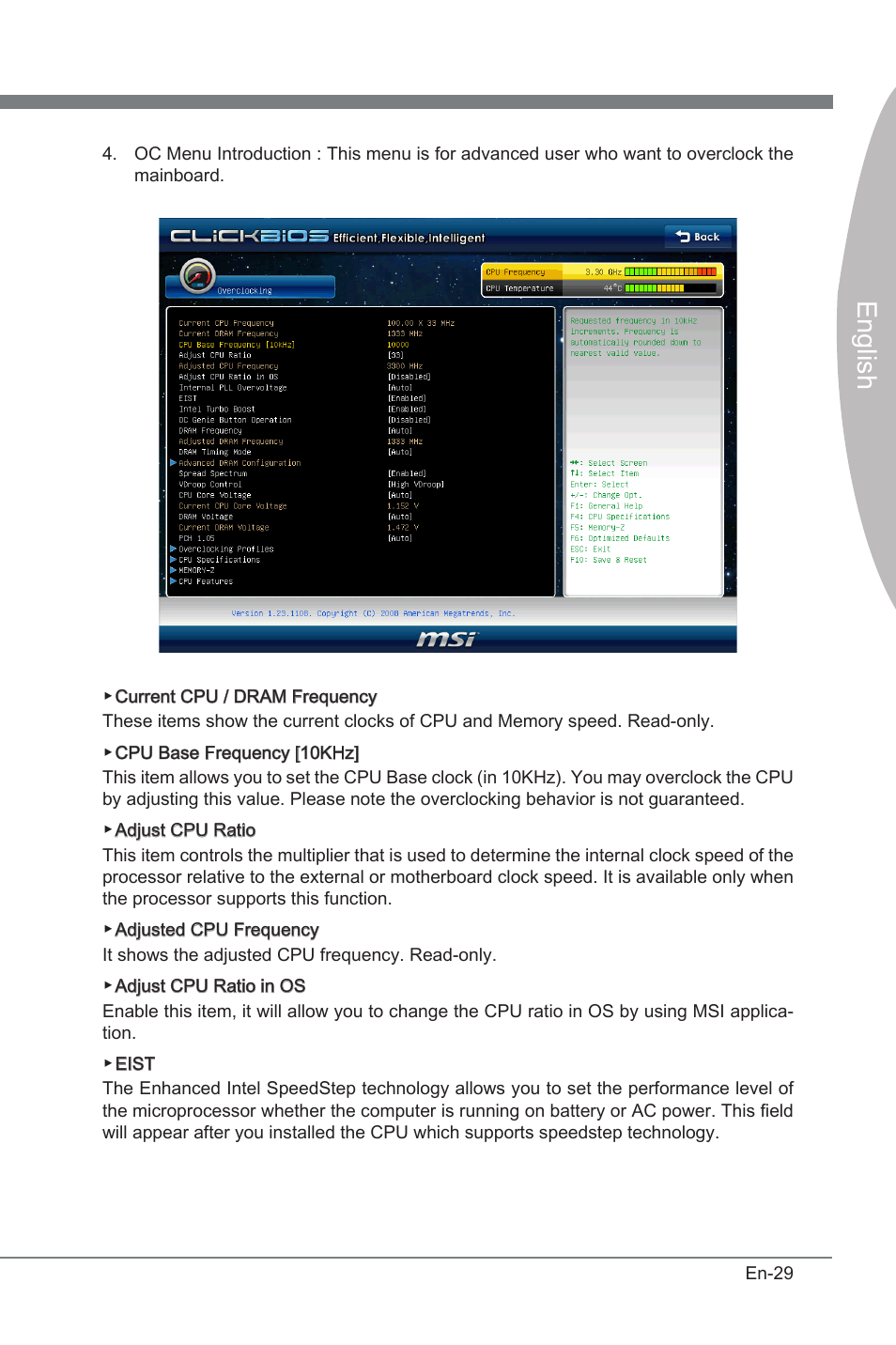 Engl sh | MSI P67A-G45 (B3) User Manual | Page 39 / 146