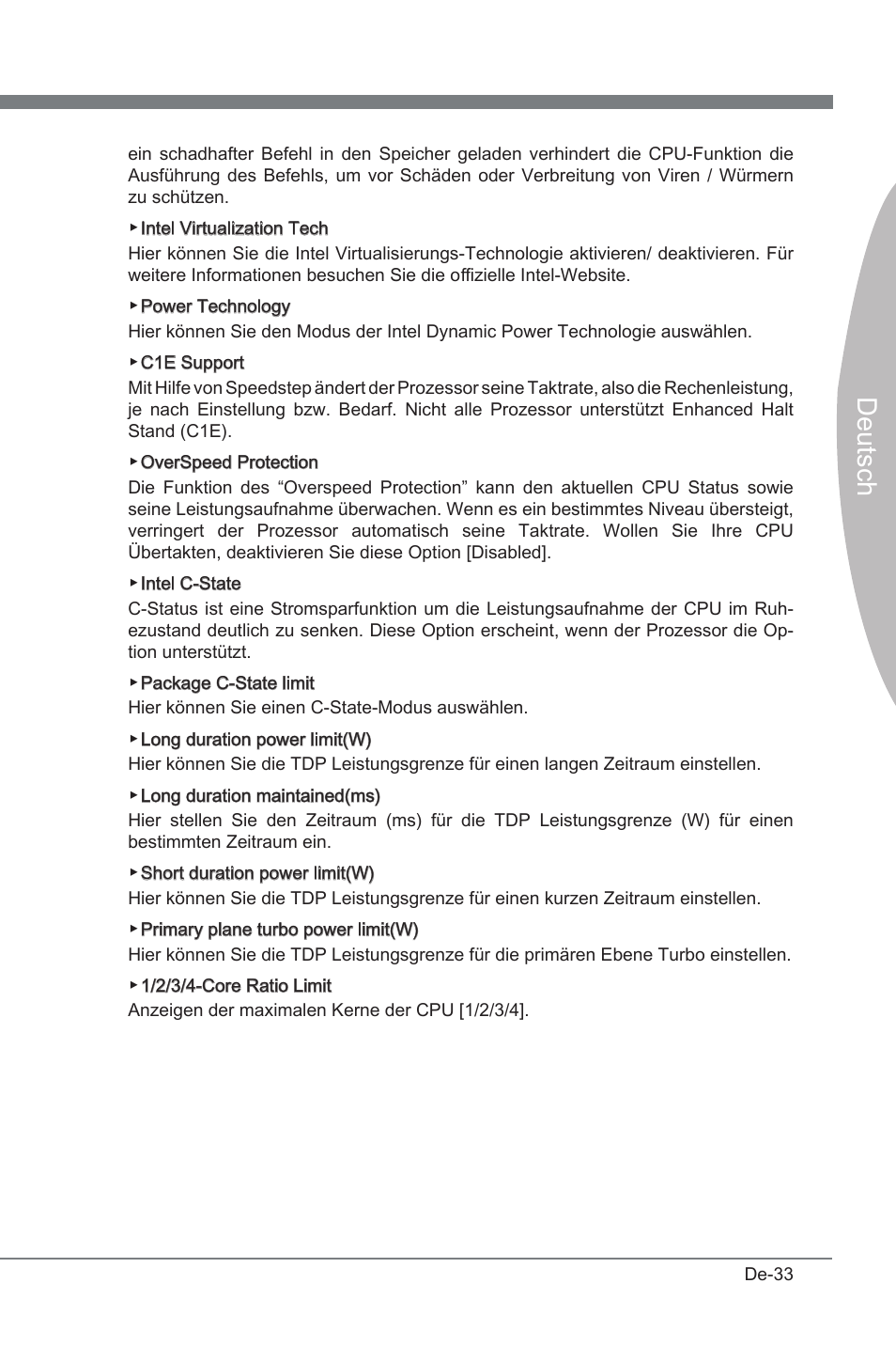 Deutsch | MSI P67A-G45 (B3) User Manual | Page 77 / 146