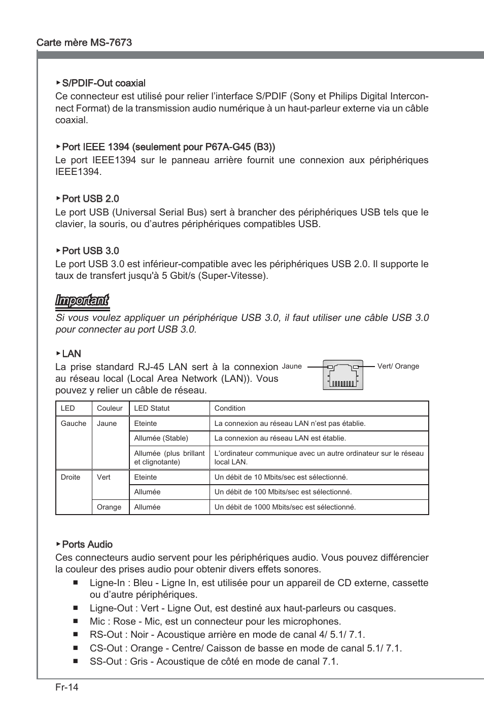 Important | MSI P67A-G45 (B3) User Manual | Page 92 / 146
