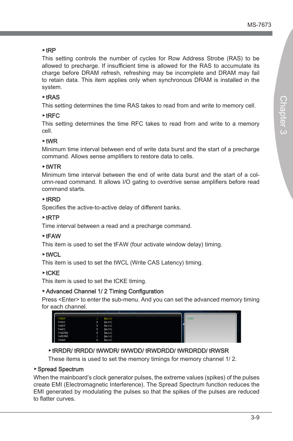 Chapter 3 | MSI P67A-G43 (B3) User Manual | Page 47 / 80